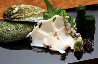 高級料亭刺身用・美食あわび 翡翠の瞳 高級料亭刺身用・美食あわび 翡翠の瞳